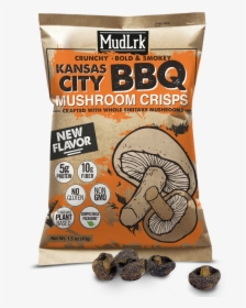 Kc Bbq Mushroom Crisps Mudlrk - Mushroom Packaging Design, HD Png Download, Free Download