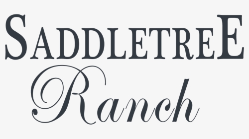 Saddletree Ranch Dripping Springs - Calligraphy, HD Png Download, Free Download