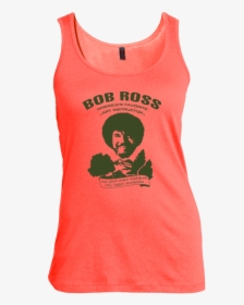 Bob Ross Men,women Tank Top Teeever 100% Cotton Tank - T-shirt, HD Png Download, Free Download