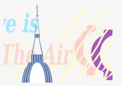 E-card Love Is In The Air La Tour Eiffel Tower 30 Aug - Graphic Design, HD Png Download, Free Download