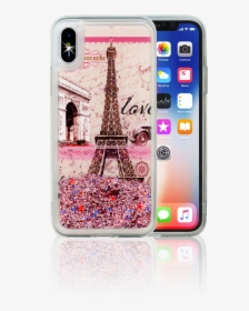 Iphone X Mm Water Glitter Paris - Cell Phone Home Screen, HD Png Download, Free Download