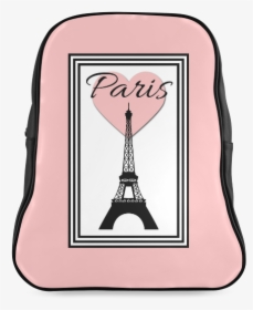 Paris School Backpack/large - Eiffel Tower, HD Png Download, Free Download