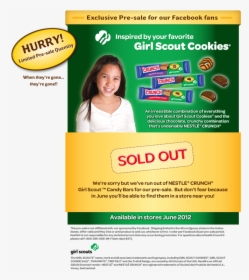 Nestle Girl Scout Cookie Candy Bar - Flyer, HD Png Download, Free Download