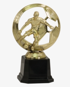 Cutout Male Soccer Trophy - Trophy, HD Png Download, Free Download