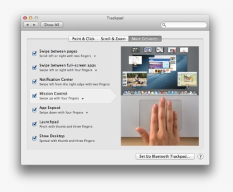 Trackpad - Mac Os Trackpad Gestures, HD Png Download, Free Download
