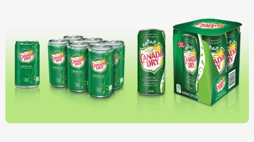Canada Dry Ginger Ale Products In A Package And In - Ginger Ale Soda Au Gingembre Pc, HD Png Download, Free Download
