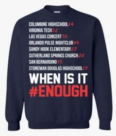 Columbine Highschool Virginia Tech When Is It Enough - Black Guns Ugly Christmas Sweater, HD Png Download, Free Download