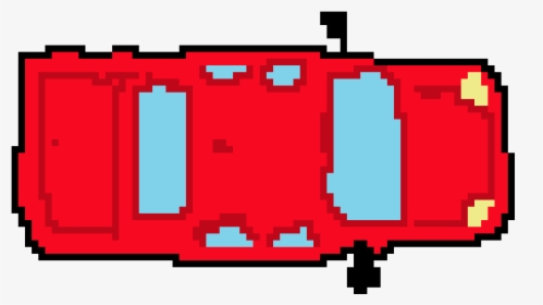 Red Pixel Art Car, HD Png Download, Free Download