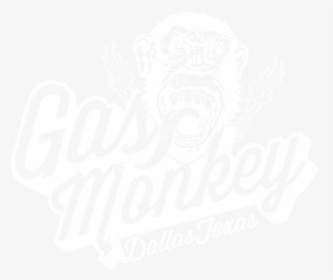 Gasmonkey White Transparent - Illustration, HD Png Download, Free Download