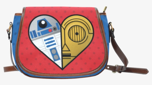 R2d2 & C3po Saddle Bag/large - Beauty And The Beast Saddle Bag, HD Png Download, Free Download
