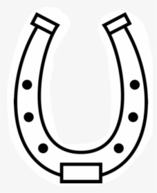 Easy To Draw Horseshoe Clipart , Png Download - Horseshoe Decal, Transparent Png, Free Download