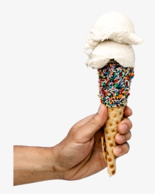 Ice Cream In Hand Png, Transparent Png, Free Download
