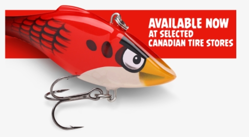 Angry Birds Products - Rapala Angry Bird, HD Png Download, Free Download