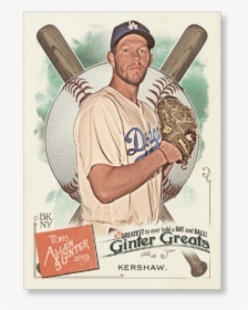 Clayton Kershaw 2019 Topps Allen & Ginter Oversized - 2019 Topps Allen & Ginter Baseball Hobby Box, HD Png Download, Free Download