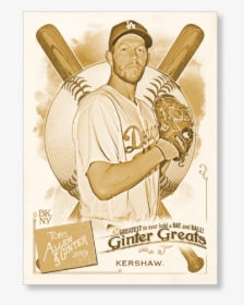 Clayton Kershaw 2019 Topps Allen & Ginter Oversized - Softball, HD Png Download, Free Download