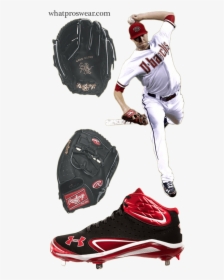 Tyler Skaggs Glove Model, Tyler Skaggs Cleats, Under - Zapatillas De Béisbol Under Armor, HD Png Download, Free Download