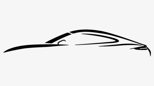 Porsche 911 Outline Drawing, HD Png Download, Free Download