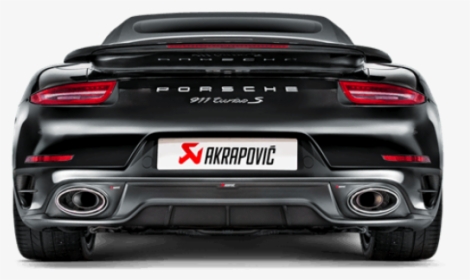 Porsche 991 Turbo Akrapovic Rear Carbon Diffuser, HD Png Download, Free Download