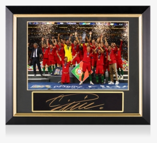 Cristiano Ronaldo Signed Photo Poster Print Squad 2016 - Portugal Nation League Team, HD Png Download, Free Download