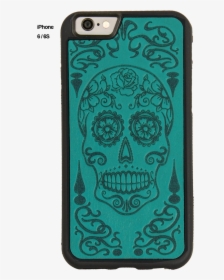 Leather Iphone Case, Sugar Skull, 2 Colors - Skull, HD Png Download, Free Download