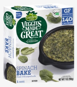 Garden Lites Spinach Souffle, 7 Ounce 12 Per Case - Spinach Egg White Frittata Costco, HD Png Download, Free Download
