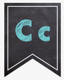 Chalkboard Letters Numbers Banner Neon - Crescent, HD Png Download, Free Download