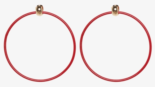 Shine About Hoops In Colour Red Bud - Circle, HD Png Download, Free Download