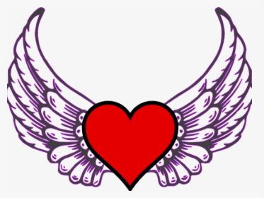 Hearts With Wings Pictures - Love Heart With Wings, HD Png Download, Free Download