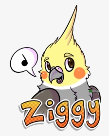 Ziggy The Cockatiel - Cartoon, HD Png Download, Free Download