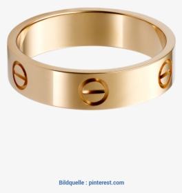 Beste Cartier Ring Love Weissgold Cartier Ring - Cartier Love Ring Transparent Background, HD Png Download, Free Download