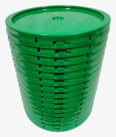 Green Plastic Lid With Gasket And Tear Tab Fits - Plastic, HD Png Download, Free Download