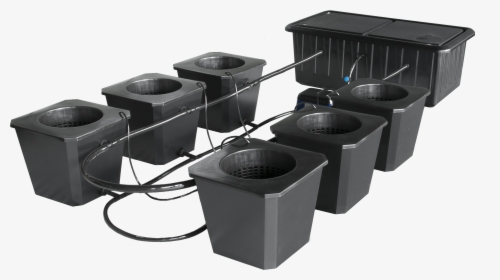 Hydroponics Bubble Flow Bucket System, HD Png Download, Free Download