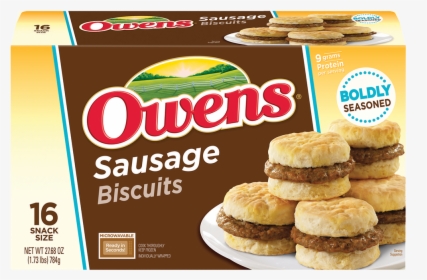 Owens® Sausage Breakfast Sandwich Sandwich - Owens Sausage, HD Png Download, Free Download