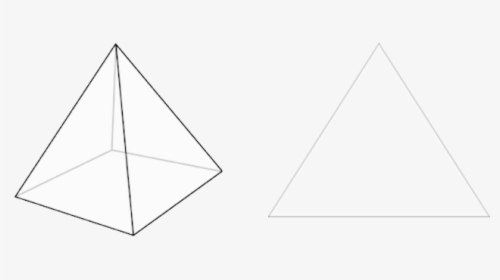 Geometry Same But Different Pyram - Triangle, HD Png Download, Free Download