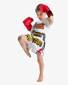 Child Practicing Muay Thai - Childs Boxing Png, Transparent Png, Free Download
