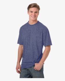 Men’s Heathered Wicking Tee - T-shirt, HD Png Download, Free Download