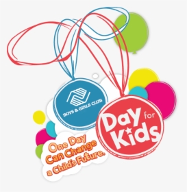 Dfk Bgctm Logo Ribbon Balloons - Boys And Girls Club, HD Png Download, Free Download