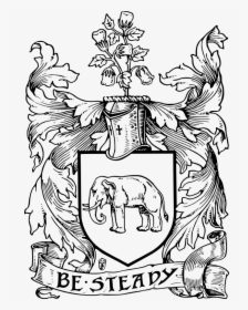 Elephant Shield - Elephant With Shield, HD Png Download, Free Download