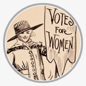 Votes For Women Cartoon - Women's Suffrage Political Cartoon, HD Png Download, Free Download