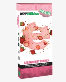 Strawberry White Chocolate Cbd, HD Png Download, Free Download