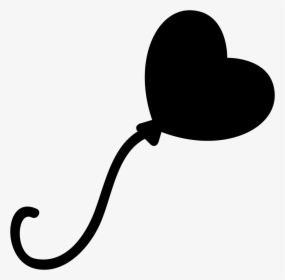 Heart Balloon - Heart Balloon Icon Png, Transparent Png, Free Download
