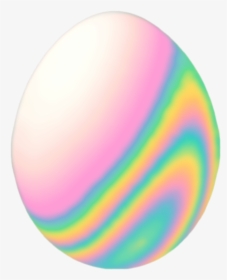 #egg #emoji #easter #holo #holographic #holo #iridescent - Circle, HD Png Download, Free Download