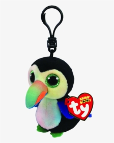 Ty Beanie Boo Beaks Toucan Clipart , Png Download - Beanie Boo Owl Keychain, Transparent Png, Free Download