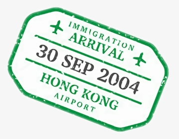 Transparent Travel Stamp Png - Hong Kong Visa Stamp Png, Png Download, Free Download
