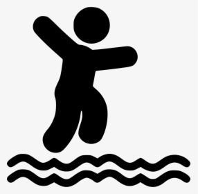 Jumping In Water - Water, HD Png Download, Free Download