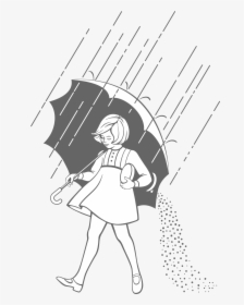 Umbrella Girl Morton Salt, HD Png Download, Free Download