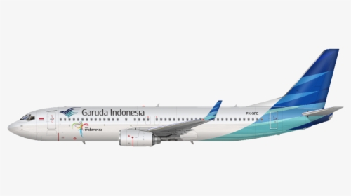 Garuda Indonesia Plane Png, Transparent Png, Free Download