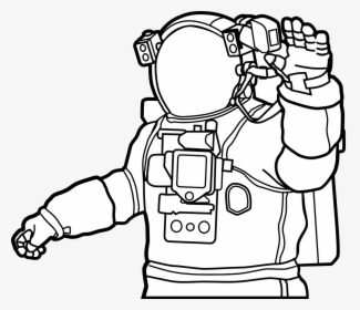 Space Suit, Astronaut, Helmet, Cosmonaut, Technology - Drawing Of A Space Suit, HD Png Download, Free Download