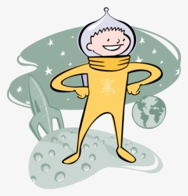 Transparent Astronaut Vector Png - Astronaut Cartoon, Png Download, Free Download