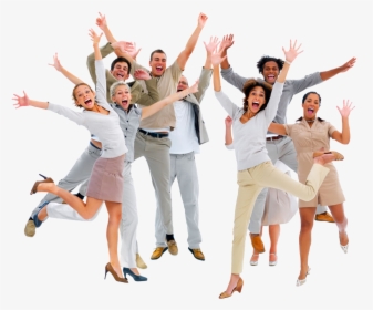 #people #jumping #happypeople #fun - Bunch Of People Png, Transparent Png, Free Download